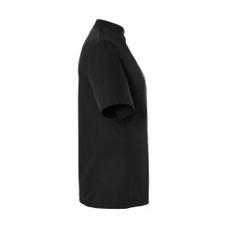 KARLOWSKY Damen Kochjacke GRETA Kurzarm Druckknöpfe Schwarz