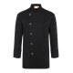 KARLOWSKY Herren Kochjacke LARS Druckknöpfe Regular-Fit Schwarz