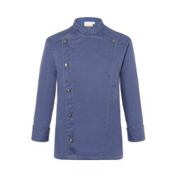 KARLOWSKY Herren Kochjacke JEANS-STYLE Modern-Fit Jeansblau