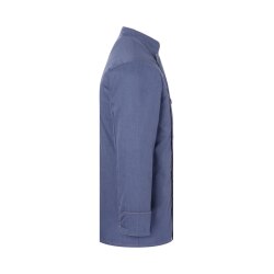 KARLOWSKY Herren Kochjacke JEANS-STYLE Modern-Fit Jeansblau