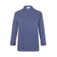 KARLOWSKY Herren Kochjacke JEANS-STYLE Modern-Fit Jeansblau