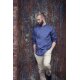 KARLOWSKY Herren Kochjacke JEANS-STYLE Modern-Fit Jeansblau
