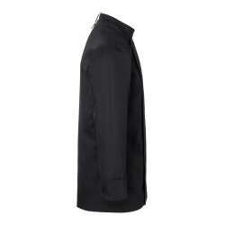 KARLOWSKY Herren Kochjacke NOAH Druckknöpfe Modern-Fit Schwarz