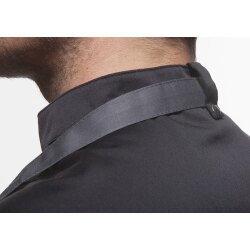 KARLOWSKY Herren Kochjacke NOAH Druckknöpfe Modern-Fit Schwarz