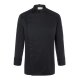 KARLOWSKY Herren Kochjacke NOAH Druckknöpfe Modern-Fit Schwarz