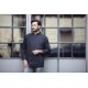 KARLOWSKY Herren Kochjacke NOAH Druckknöpfe Modern-Fit Schwarz