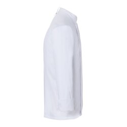 KARLOWSKY Herren Kochjacke NOAH Druckknöpfe Modern-Fit Weiß