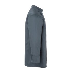 KARLOWSKY Herren Kochjacke NOAH Druckknöpfe Modern-Fit Anthrazit