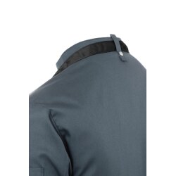 KARLOWSKY Herren Kochjacke NOAH Druckknöpfe Modern-Fit Anthrazit