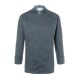KARLOWSKY Herren Kochjacke NOAH Druckknöpfe Modern-Fit Anthrazit