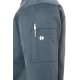 KARLOWSKY Herren Kochjacke NOAH Druckknöpfe Modern-Fit Anthrazit