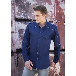 KARLOWSKY Herren Kochhemd NEW-IDENTITY Langarm Modern-Fit...