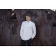KARLOWSKY Herren Kochhemd NEW-IDENTITY Langarm Modern-Fit Weiß