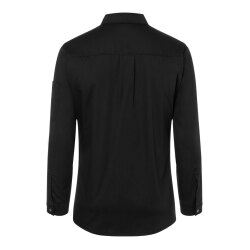 KARLOWSKY Herren Kochhemd MODERN-EDGE Langarm Modern-Fit Schwarz