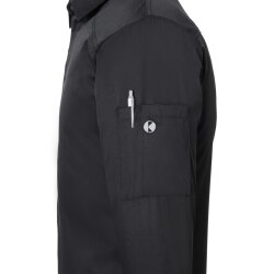 KARLOWSKY Herren Kochhemd MODERN-EDGE Langarm Modern-Fit Schwarz