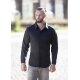 KARLOWSKY Herren Kochhemd MODERN-EDGE Langarm Modern-Fit Schwarz