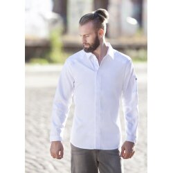 KARLOWSKY Herren Kochhemd MODERN-EDGE Langarm Modern-Fit...
