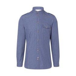 KARLOWSKY Herren Kochhemd JEANS-STYLE Langarm Modern-Fit...