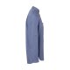 KARLOWSKY Herren Kochhemd JEANS-STYLE Langarm Modern-Fit Jeansblau