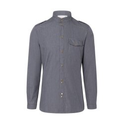 KARLOWSKY Herren Kochhemd JEANS-STYLE Langarm Modern-Fit...