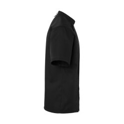 KARLOWSKY Herren Kochjacke MODERN-LOOK Kurzarm ModernFit Schwarz