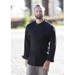 KARLOWSKY Herren Kochjacke Druckknöpfe Modern-Fit...