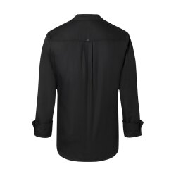 KARLOWSKY Herren Kochjacke Druckknöpfe Modern-Fit Schwarz