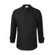 KARLOWSKY Herren Kochjacke Druckknöpfe Modern-Fit Schwarz
