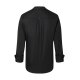KARLOWSKY Herren Kochjacke Druckknöpfe Modern-Fit Schwarz