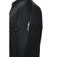 KARLOWSKY Herren Kochjacke Druckknöpfe Modern-Fit Schwarz