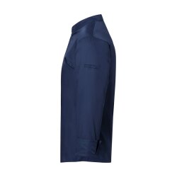 KARLOWSKY Herren Kochjacke Druckknöpfe Modern-Fit Marine