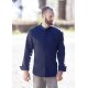KARLOWSKY Herren Kochjacke Druckknöpfe Modern-Fit Marine