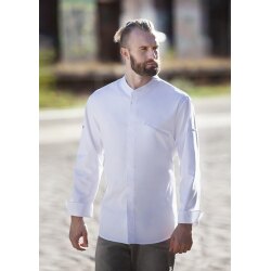 KARLOWSKY Herren Kochjacke Druckknöpfe Modern-Fit...