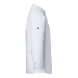 KARLOWSKY Herren Kochjacke Druckknöpfe Modern-Fit Weiß