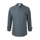 KARLOWSKY Herren Kochjacke Druckknöpfe Modern-Fit Anthrazit