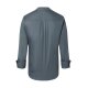 KARLOWSKY Herren Kochjacke Druckknöpfe Modern-Fit Anthrazit
