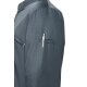 KARLOWSKY Herren Kochjacke Druckknöpfe Modern-Fit Anthrazit