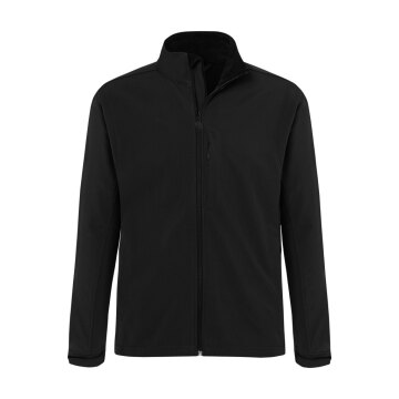 KARLOWSKY Herren Softshelljacke CLASSIC Reißverschluß Schwarz