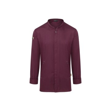 KARLOWSKY Herren Kochjacke GREEN-GENERATION Modern-Fit Aubergine
