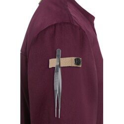 KARLOWSKY Herren Kochjacke GREEN-GENERATION Modern-Fit Aubergine