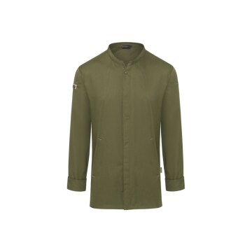 KARLOWSKY Herren Kochjacke GREEN-GENERATION Modern-Fit Moosgrün