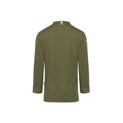 KARLOWSKY Herren Kochjacke GREEN-GENERATION Modern-Fit Moosgrün