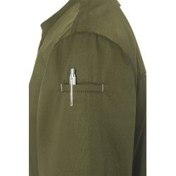 KARLOWSKY Herren Kochjacke GREEN-GENERATION Modern-Fit Moosgrün