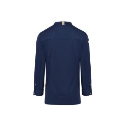 KARLOWSKY Herren Kochjacke GREEN-GENERATION Modern-Fit Stahlblau