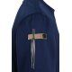 KARLOWSKY Herren Kochjacke GREEN-GENERATION Modern-Fit Stahlblau