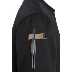KARLOWSKY Herren Kochjacke GREEN-GENERATION Kurzarm Schwarz