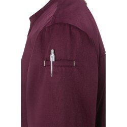 KARLOWSKY Herren Kochjacke GREEN-GENERATION Kurzarm Aubergine