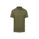KARLOWSKY Herren Kochjacke GREEN Kurzarm Modern Fit Moosgrün