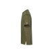 KARLOWSKY Herren Kochjacke GREEN Kurzarm Modern Fit Moosgrün