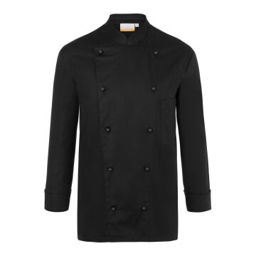 KARLOWSKY Herren Kochjacke THOMAS 10-Knopf-Jacke Regular Schwarz